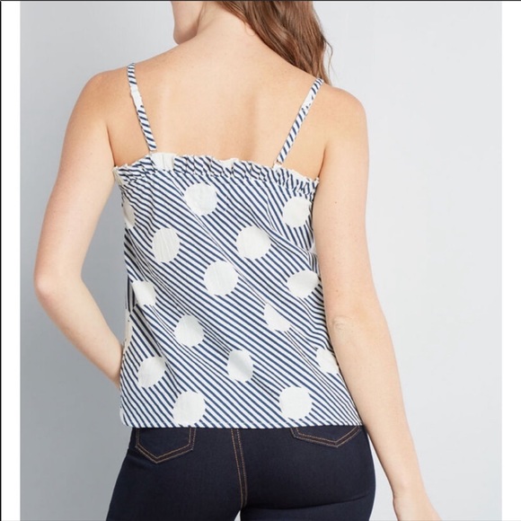 ModCloth Compania Fantastica polka dot tank - Picture 2 of 8